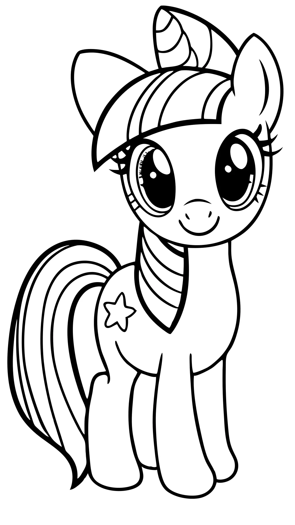 free coloring pages of my little pony